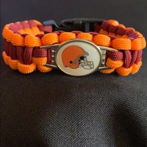 🏈✨CLEVELAND BROWNS NFL BRAIDED PARACORD BRACELET